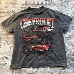 Chevrolet Men's Gray Short Sleeve Tee